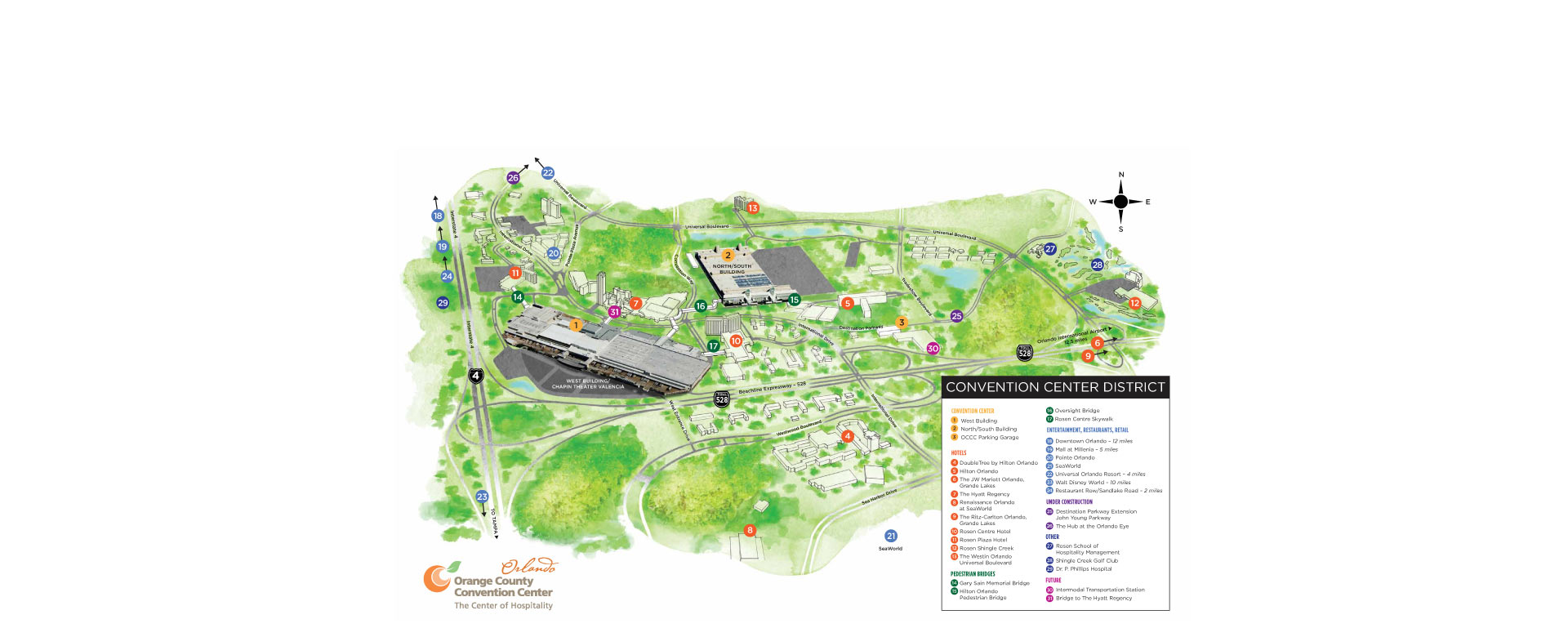 Orange County Convention Center Evōk Advertising