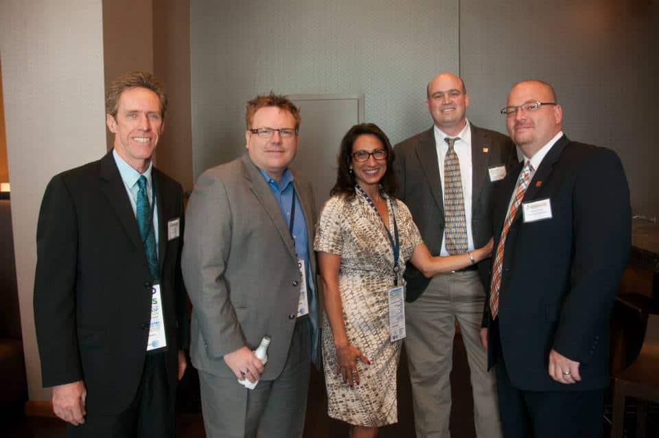 COO Terry Mooney and CEO Larry Meador with some other Seminole Chamber Members