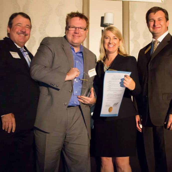 Larry Meador and evok being recognized as one of “Seminole County’s Fastest Growing Companies” and for its “Outstanding Contributions to Economic Growth in Seminole County”
